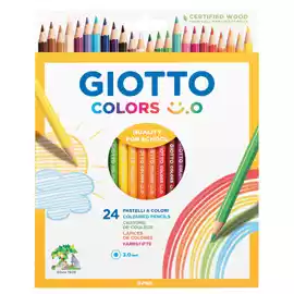 Pastelli colorati Colors 3.0 diametro mina 3mm  astuccio 24 pezzi