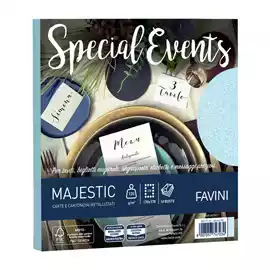 Busta Special Events 170x170mm 120gr azzurro  conf. 10 buste