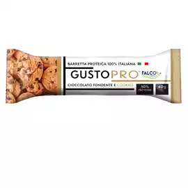 Barretta proteica GustoPro cioccolato fondente e cookie 40gr 