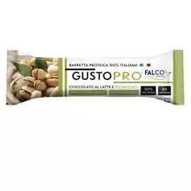 Barretta proteica GustoPro cioccolato al latte e pistacchio 40gr 