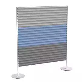 Pannello fonoassorbente Stripes 120x140cm grigio chiaro azzurrogrigio...