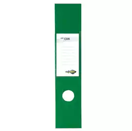 Copridorso CDR PVC autoadesivo verde 7x34,5cm   conf. 10 pezzi