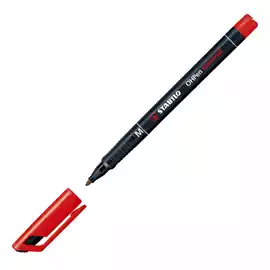 Pennarello OHPen universal permanente 843 punta media 1,0mm rosso 