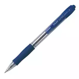 Penna sfera a scatto Super Grip punta fine 0,7mm blu 