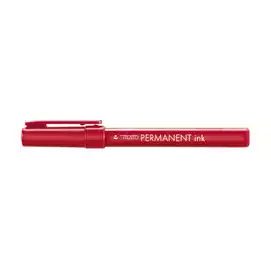 Marcatore  Permanent Ink punta tonda 2,00mm rosso  conf. 12 pezzi