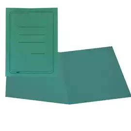 Cartelline semplici con stampa cartoncino Manilla 145gr 25x34cm verde...