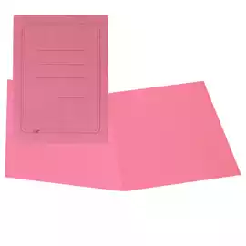 Cartelline semplici con stampa cartoncino Manilla 145gr 25x34cm rosa...