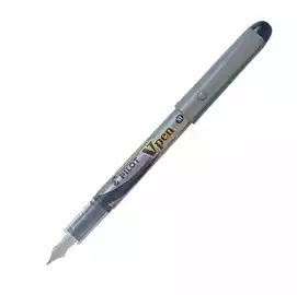 Penna stilografica Vpen Silver nero 