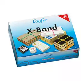 Elastici X Band diametro 10x15x1,1cm 100gr colori assortiti 