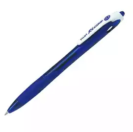 Penna a sfera a scatto Rexgrip Begreen punta 0,7mm blu 