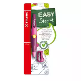 Portamine Easyergo 3,15mm per mancini + affilamine rosa 