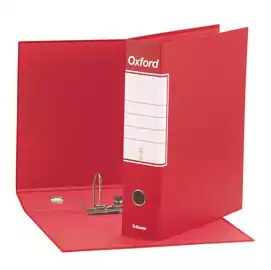 Registratore Oxford G83 dorso 8cm commerciale 23x30cm rosso 