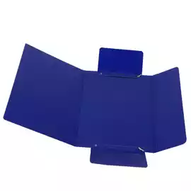 Cartellina con elastico presspan 3 lembi 700gr 25x34cm blu...