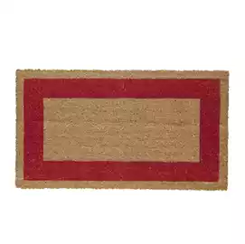 Zerbino Cocco 45x80cm fondo in vinile rosso 