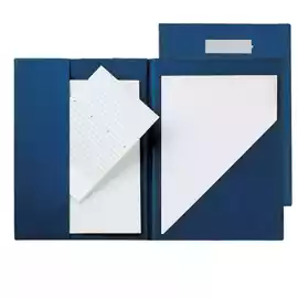 Portablocco con tasche Compla 71 blu 23x33cm  