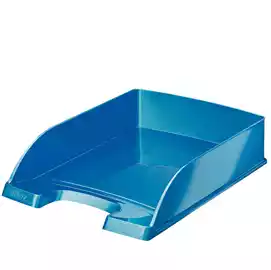 Vaschetta portacorrispondenza WOW 25,5x35,7x7cm blu metallizzato 