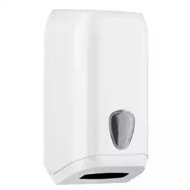 Dispenser di carta igienica in fogli 15,8x13x30,7cm bianco  
