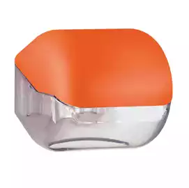 Dispenser Soft Touch di carta igienica 15x4,8x14cm ica arancio  