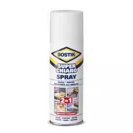 Colla Spray Superchiaro removibile permanente 500ml trasparente Bostik