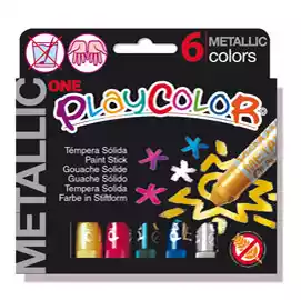 Tempera solida in stick Playcolor 10gr colori assortiti Instant...