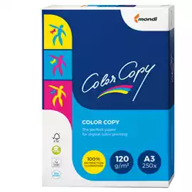 Carta Color Copy A3 120gr bianco  conf. 250 fogli