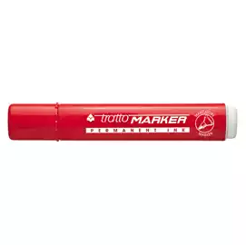 Marcatore permanente Marker punta tonda  2,50mm rosso 