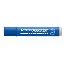 Marcatore permanente Marker punta a scalpello  6,50mm blu 