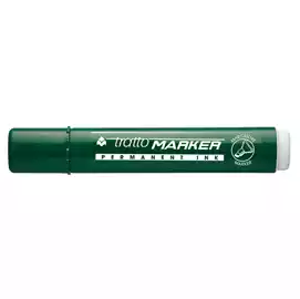 Marcatore permanente Marker punta a scalpello  6,50mm verde 