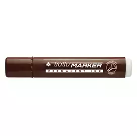 Marcatore permanente Marker punta a scalpello  6,50mm marrone 