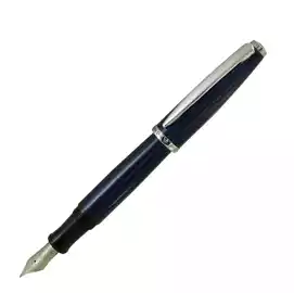 Penna stilografica Aldo Domani punta M blu 