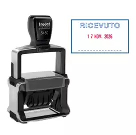 Timbro Professional 4.0 5460 L1 datario + RICEVUTO 5,6x3,3cm 4mm...