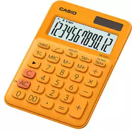 Calcolatrice da tavolo MS 20UC 12 cifre arancio 