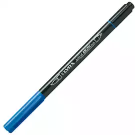 Pennarello Aqua Brush Duo punte 2 4mm blu cobalto chiaro 