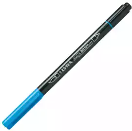 Pennarello Aqua Brush Duo punte 2 4mm azzurro 