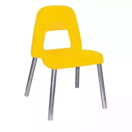 Sedia per bambini Piuma H 35cm giallo 