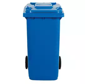 Bidone carrellato 48x55x93cm 120 L blu Mobil Plastic