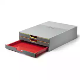 Cassettiera sottomonitor Varicolor 28x9,5x35,6cm 