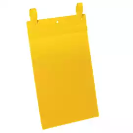 Buste identificative con fascette di aggancio A4 verticale giallo...