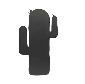 Lavagna da parete Silhouette forma cactus 39,6x29cm nero 