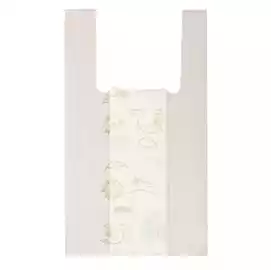 Shoppers Mini 22x40cm mater bi bianco scatola 500 pezzi