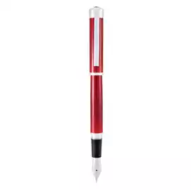 Penna stilografica Strata tratto medio fusto rosso 