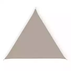Tenda a vela triangolare ombreggiante 3,6x3,6x3,6 m tortora  
