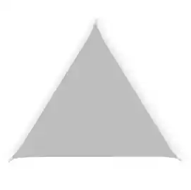 Tenda a vela triangolare ombreggiante 3,6x3,6x3,6 m cenere  