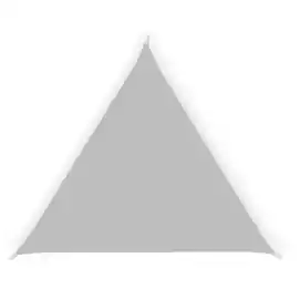 Tenda a vela triangolare ombreggiante 5x5x5 m cenere  