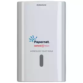 Dispenser antibatterico Defend Tech per carta igienica interfogliata 