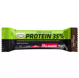 Integratore Sport Fit Line Protein 35 gusto dark chocolate 45gr 