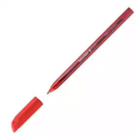 Penna a sfera Vizz con cappuccio punta media rosso 