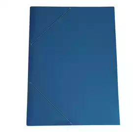 Cartella con elastico 71LD cartoncino plast. 70x100cm azzurro  