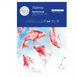 Carta per acquarello Talento A4 300gr m2  conf. 10 fogli