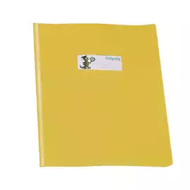 Copriquaderno coprente GreenLine c alette A5 lucido PVC giallo 